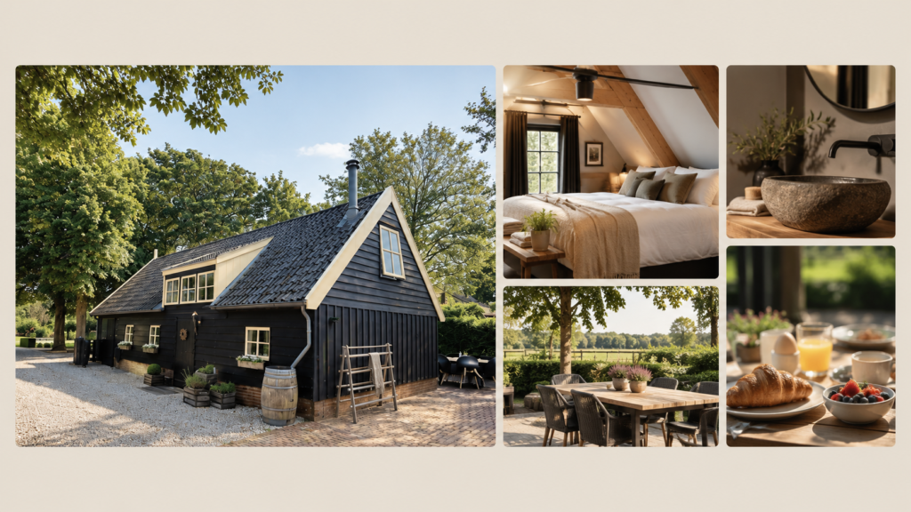 Fotogalerij en verblijfsinformatie in het nieuwe ontwerp van de Op Stolk B&B website